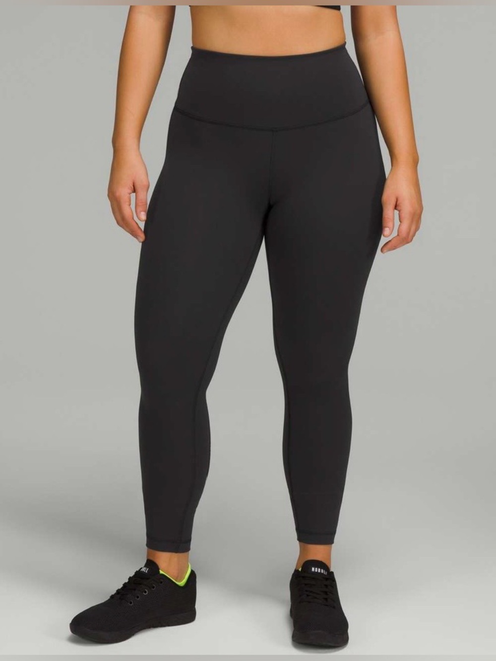 LULULEMON Wunder Train Contour Fit High Rise Black Tight 25”